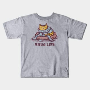 Living the Snug Life Kids T-Shirt